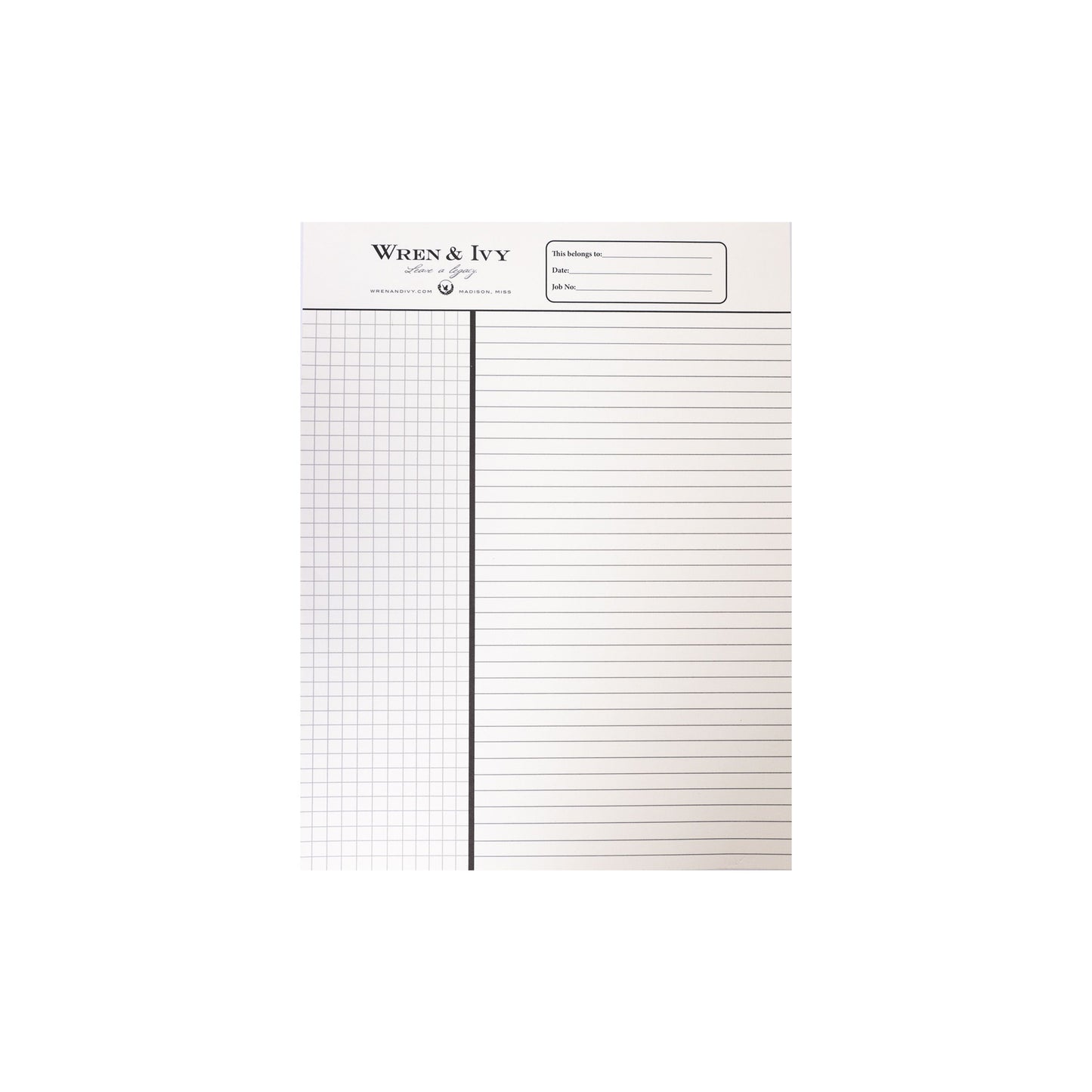JOBSITE PORTFOLIO NOTEPAD