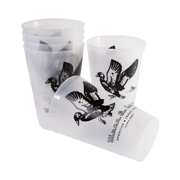 FROSTED SHATTERPROOF CUPS (SET OF SIX)