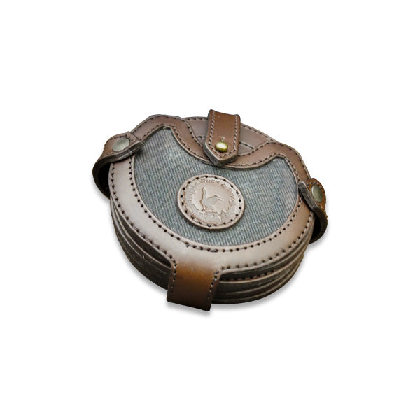 ESSENTIALS CYA LEATHER TRIVET SET