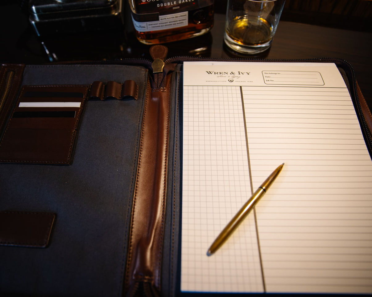 JOBSITE PORTFOLIO NOTEPAD Wren and Ivy